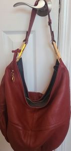 DKNY RED HOBO BAG. Shoulder Bag.